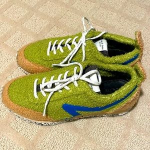 rag & bone Retro Runner Green/Hazel Sherpa tennis shoe